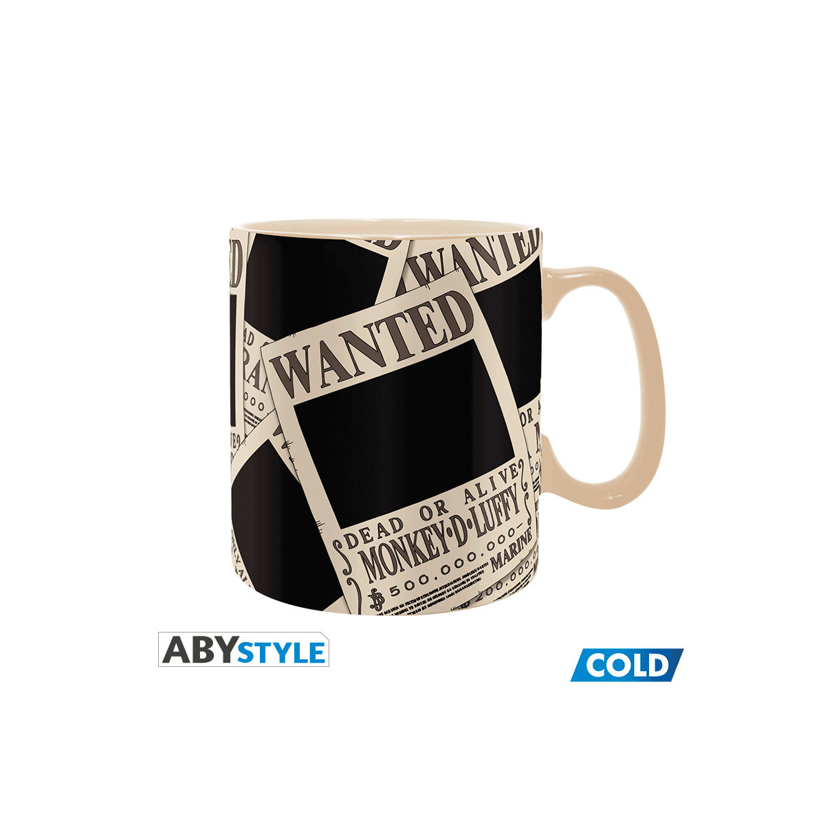 ABYstyle - One Piece Tazza termoreattiva "Wanted"