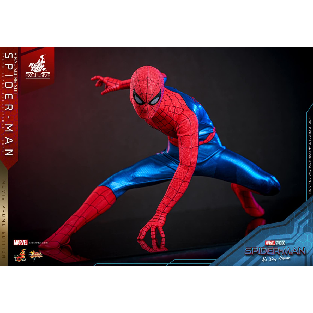 Esclusiva Hot Toys - Spider-Man (Final Swing Suit) (Movie Promo Edition) 1/6 MMS862 - Marvel's Spider-Man: No Way Home
