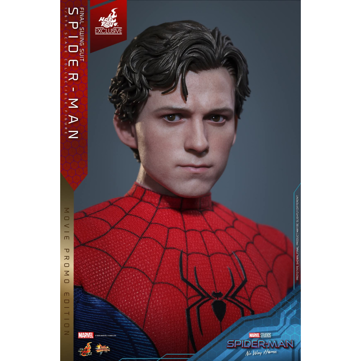 Esclusiva Hot Toys - Spider-Man (Final Swing Suit) (Movie Promo Edition) 1/6 MMS862 - Marvel's Spider-Man: No Way Home