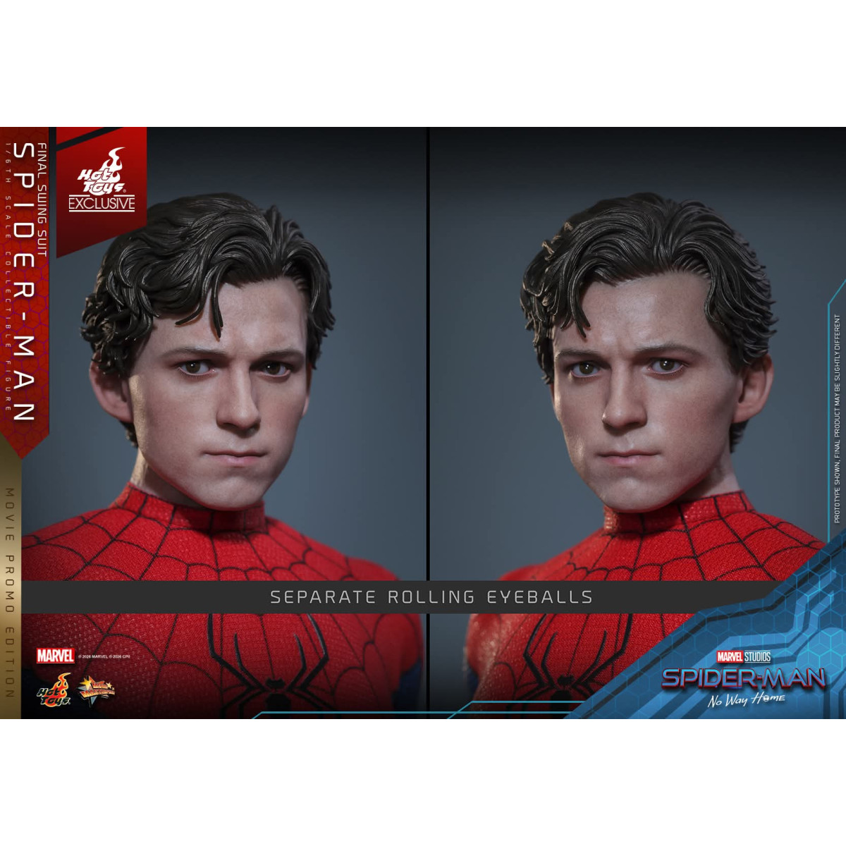 Esclusiva Hot Toys - Spider-Man (Final Swing Suit) (Movie Promo Edition) 1/6 MMS862 - Marvel's Spider-Man: No Way Home