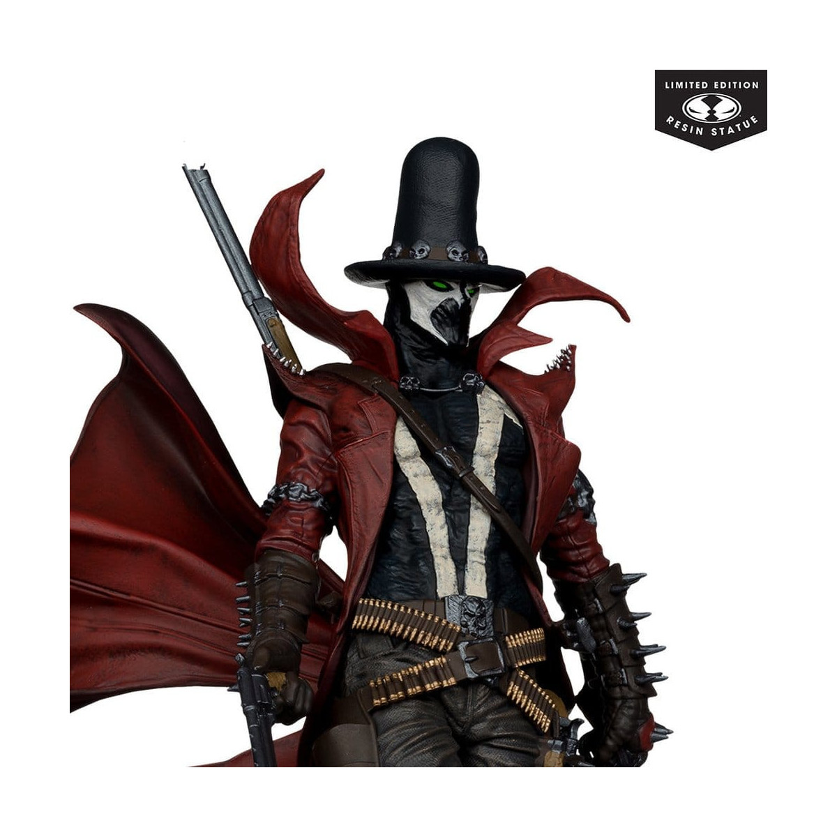 McFarlane - Gunslinger Spawn, di Todd McFarlane: statua "Black White & Red All Over" in scala 1/10