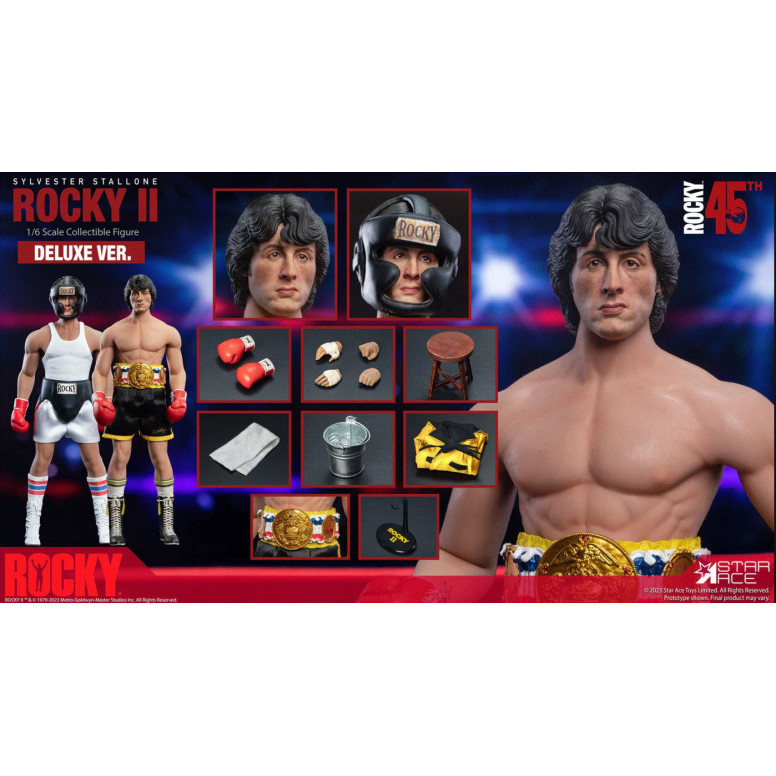 Star Ace - Rocky e II - Boxer Rocky, Edizione Deluxe 1/6