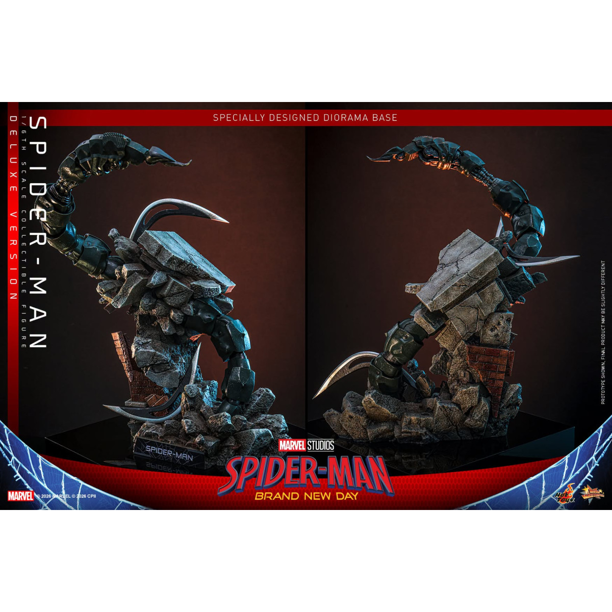 Hot Toys - Spider-Man Deluxe Versione 1/6 MMS893 - Marvel's Spider-Man: Brand New Day