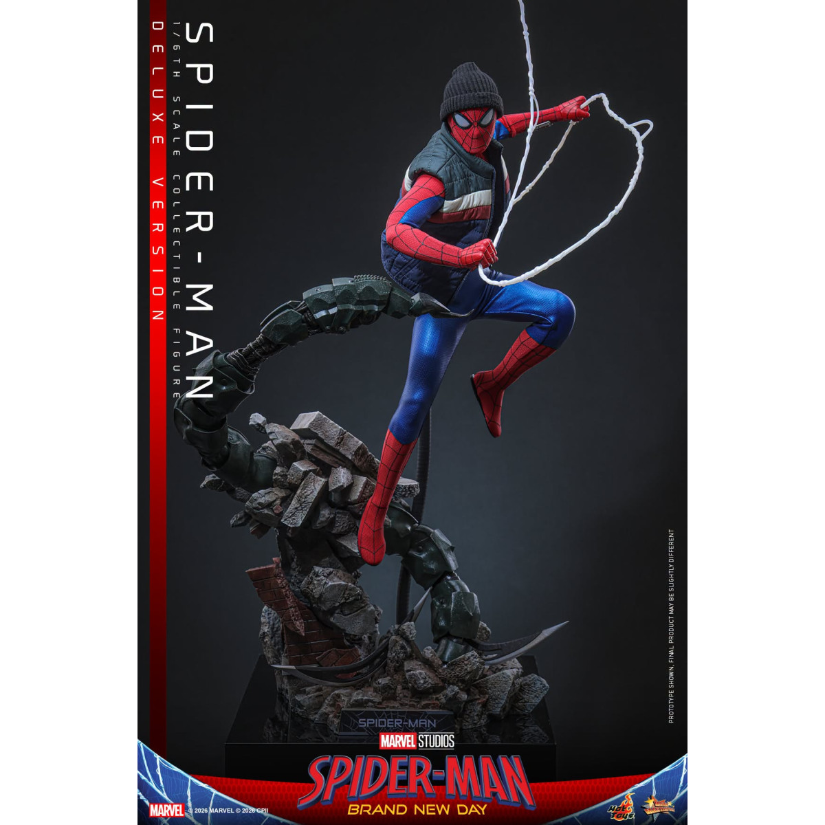 Hot Toys - Spider-Man Deluxe Versione 1/6 MMS893 - Marvel's Spider-Man: Brand New Day