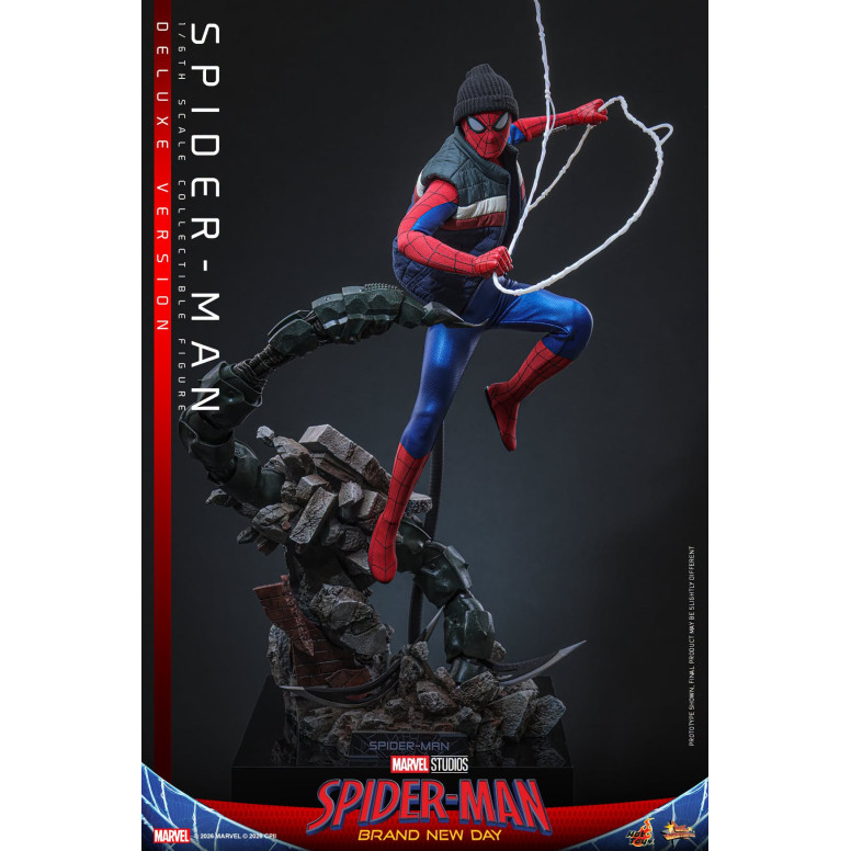 Hot Toys - Spider-Man Deluxe Versione 1/6 MMS893 - Marvel's Spider-Man: Brand New Day