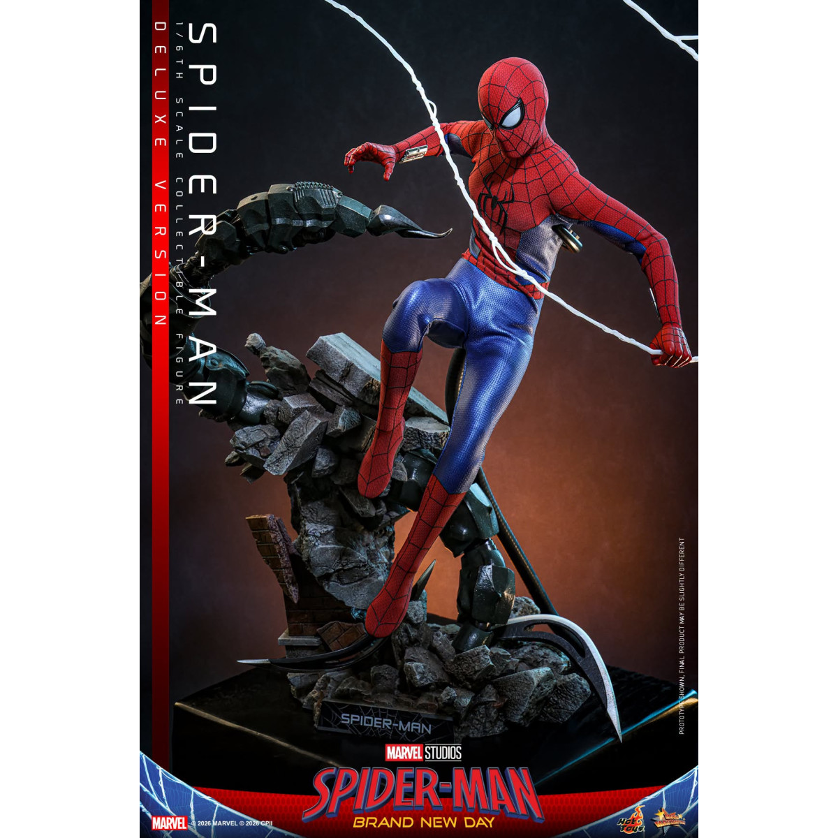 Hot Toys - Spider-Man Deluxe Versione 1/6 MMS893 - Marvel's Spider-Man: Brand New Day