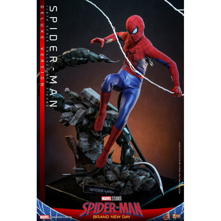 Hot Toys - Spider-Man Deluxe Versione 1/6 MMS893 - Marvel's Spider-Man: Brand New Day