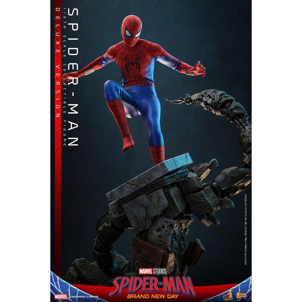 Hot Toys - Spider-Man Deluxe Versione 1/6 MMS893 - Marvel's Spider-Man: Brand New Day
