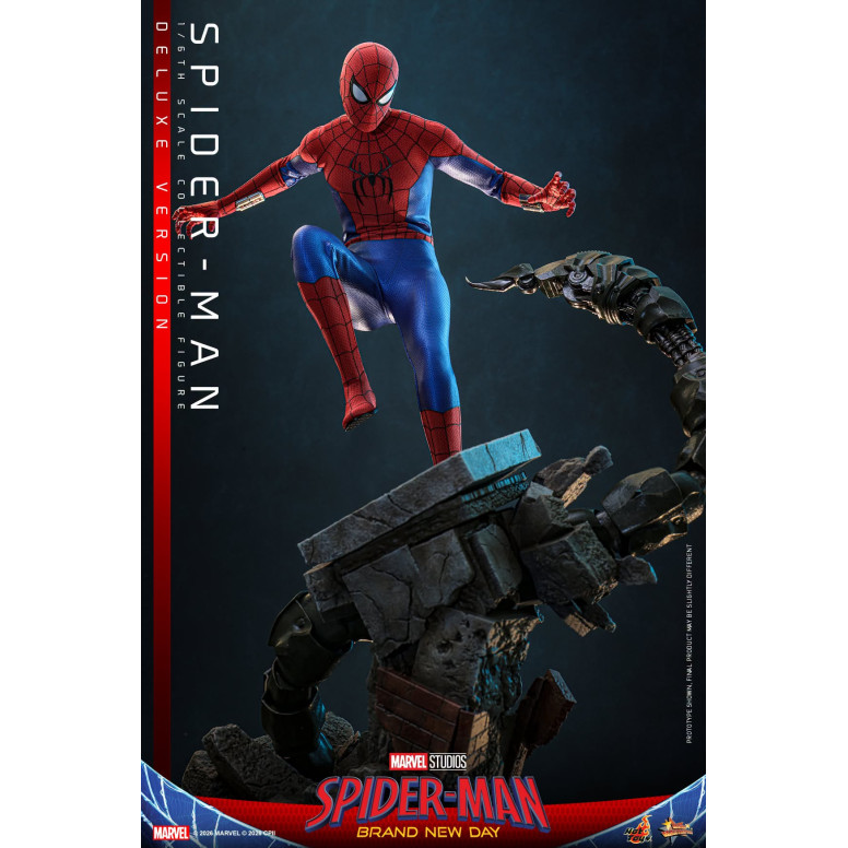 Hot Toys - Spider-Man Deluxe Versione 1/6 MMS893 - Marvel's Spider-Man: Brand New Day