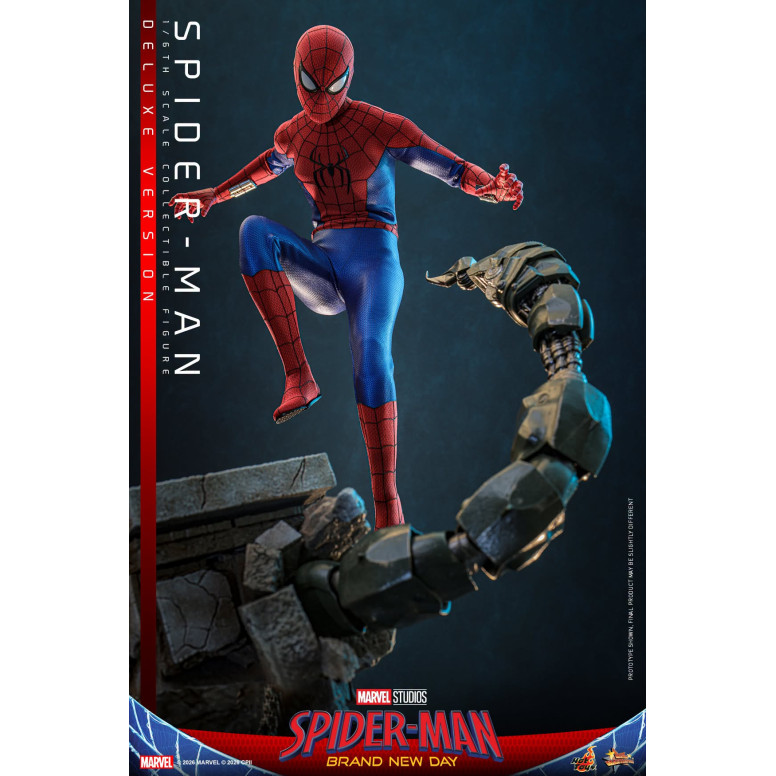 Hot Toys - Spider-Man Deluxe Versione 1/6 MMS893 - Marvel's Spider-Man: Brand New Day