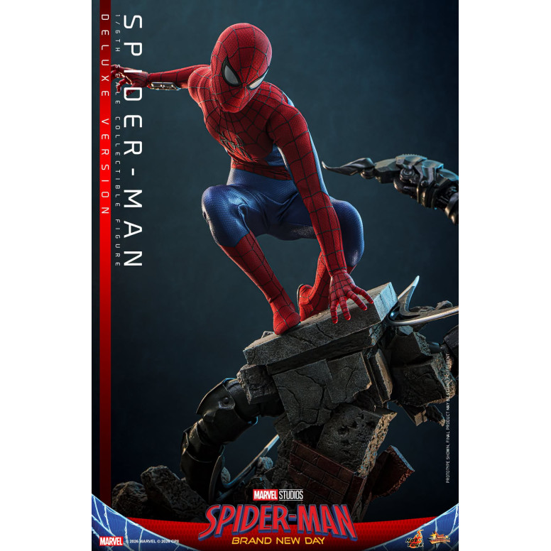 Hot Toys - Spider-Man Deluxe Versione 1/6 MMS893 - Marvel's Spider-Man: Brand New Day