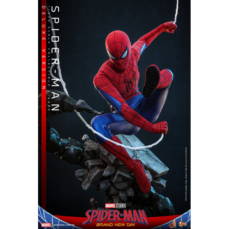 Hot Toys - Spider-Man Deluxe Versione 1/6 MMS893 - Marvel's Spider-Man: Brand New Day