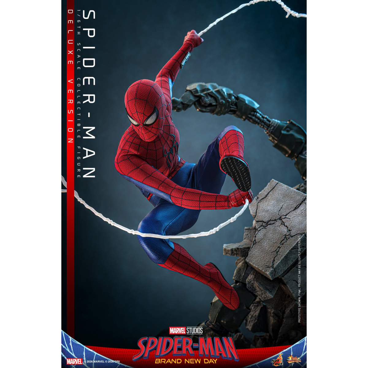 Hot Toys - Spider-Man Deluxe Versione 1/6 MMS893 - Marvel's Spider-Man: Brand New Day