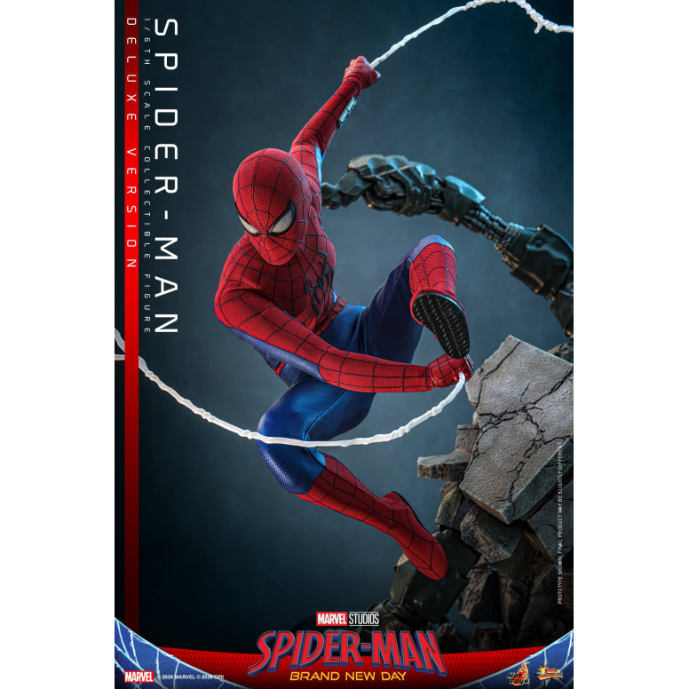 Hot Toys - Spider-Man Deluxe Versione 1/6 MMS893 - Marvel's Spider-Man: Brand New Day