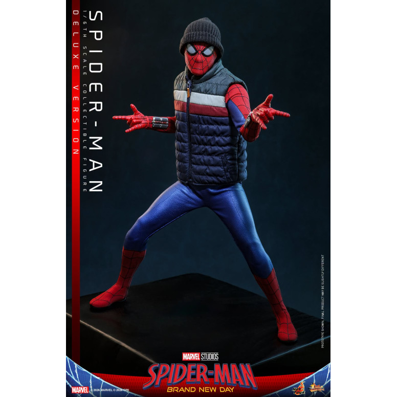 Hot Toys - Spider-Man Deluxe Versione 1/6 MMS893 - Marvel's Spider-Man: Brand New Day