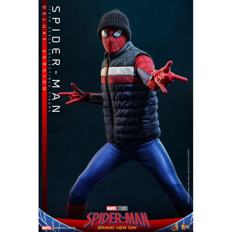 Hot Toys - Spider-Man Deluxe Versione 1/6 MMS893 - Marvel's Spider-Man: Brand New Day