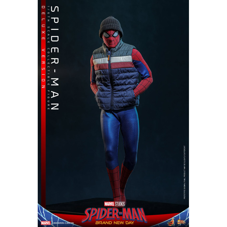Hot Toys - Spider-Man Deluxe Versione 1/6 MMS893 - Marvel's Spider-Man: Brand New Day