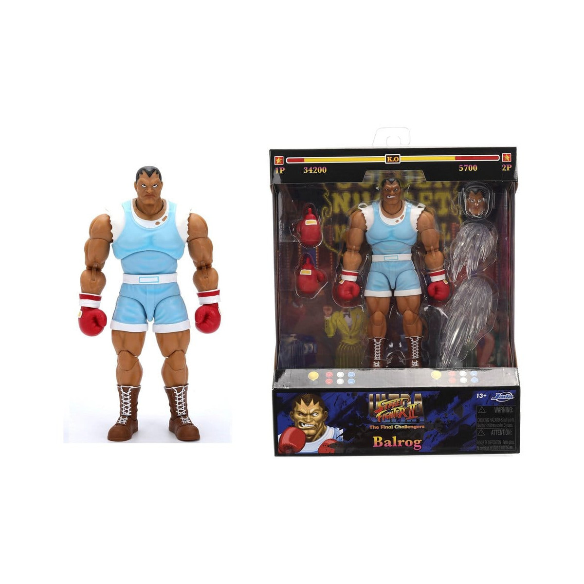 Jada Toys - BALROG 1/12 - Ultra Street Fighter e II: The Final Challengers - Serie 5