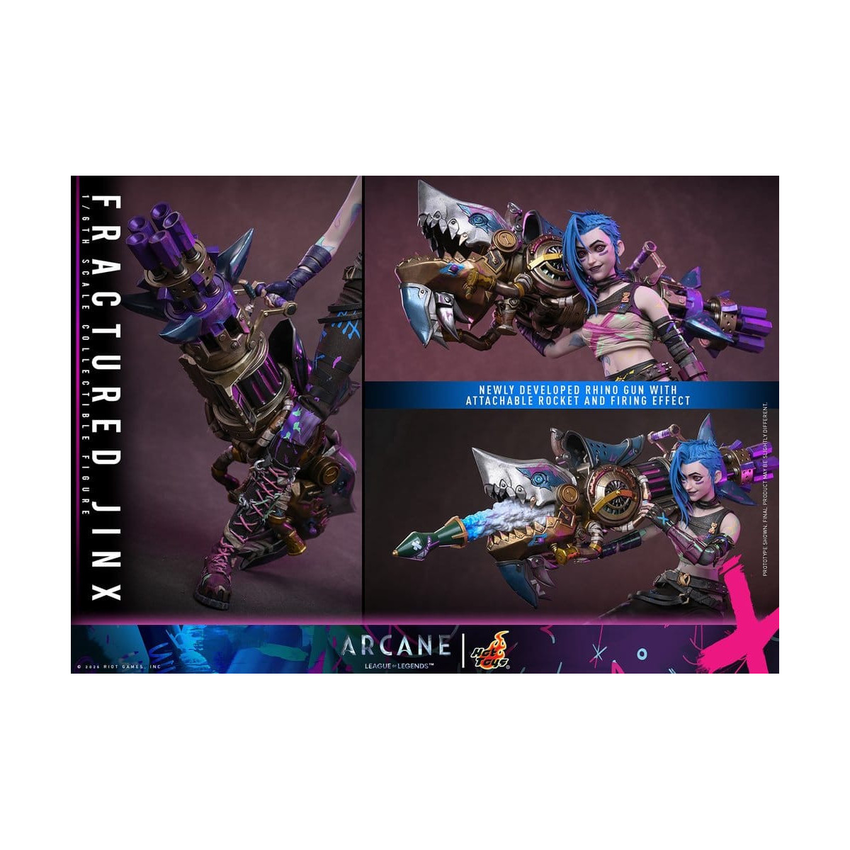 Hot Toys - Arcane - FRACTURED JINX 1/6