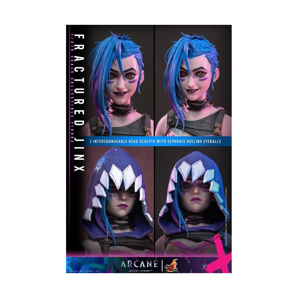 Hot Toys - Arcane - FRACTURED JINX 1/6
