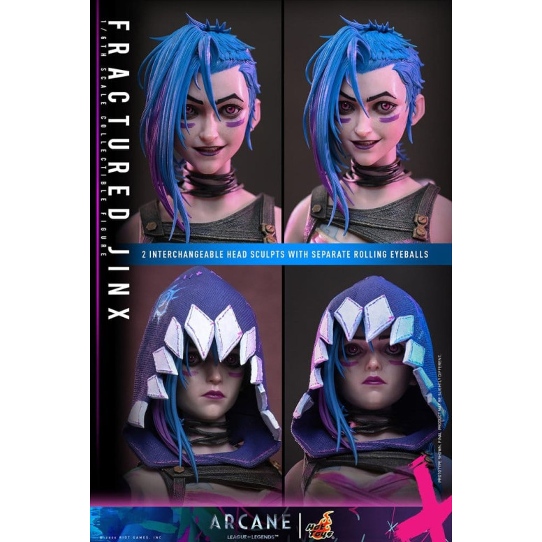 Hot Toys - Arcane - FRACTURED JINX 1/6