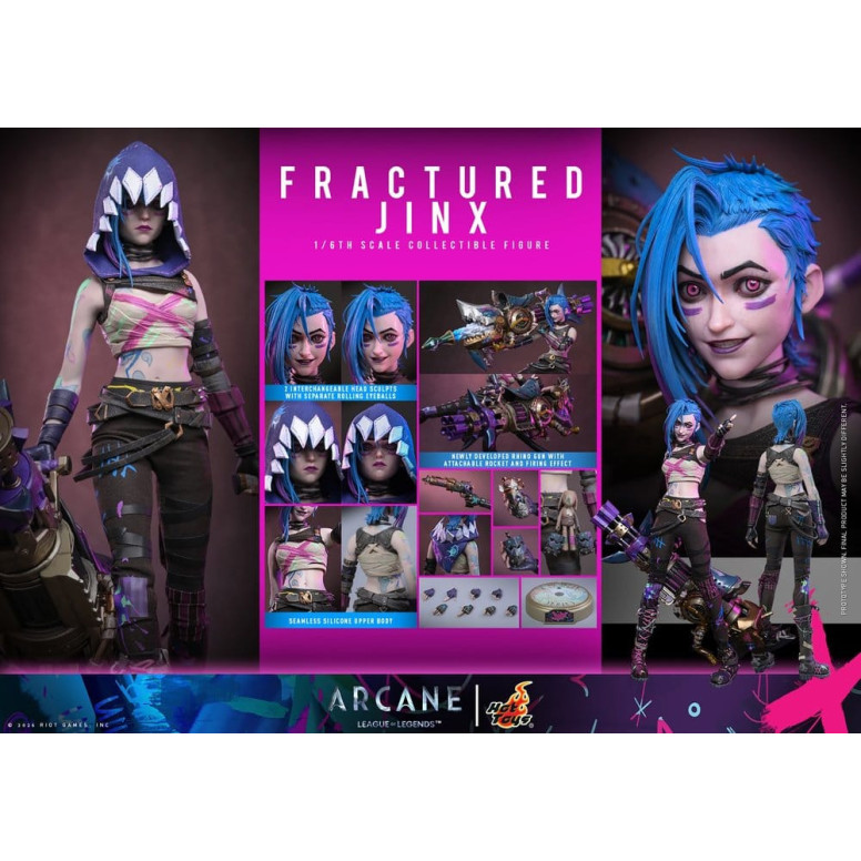 Hot Toys - Arcane - FRACTURED JINX 1/6