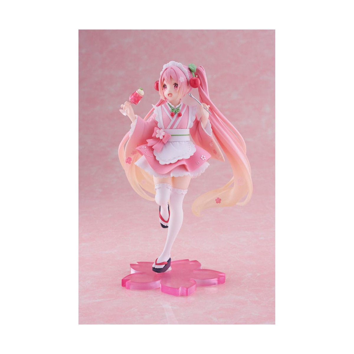 Taito AMP Fig - Hatsune Miku - Sakura Miku "Newley Written" versione Japanese Cafe (riedizione)