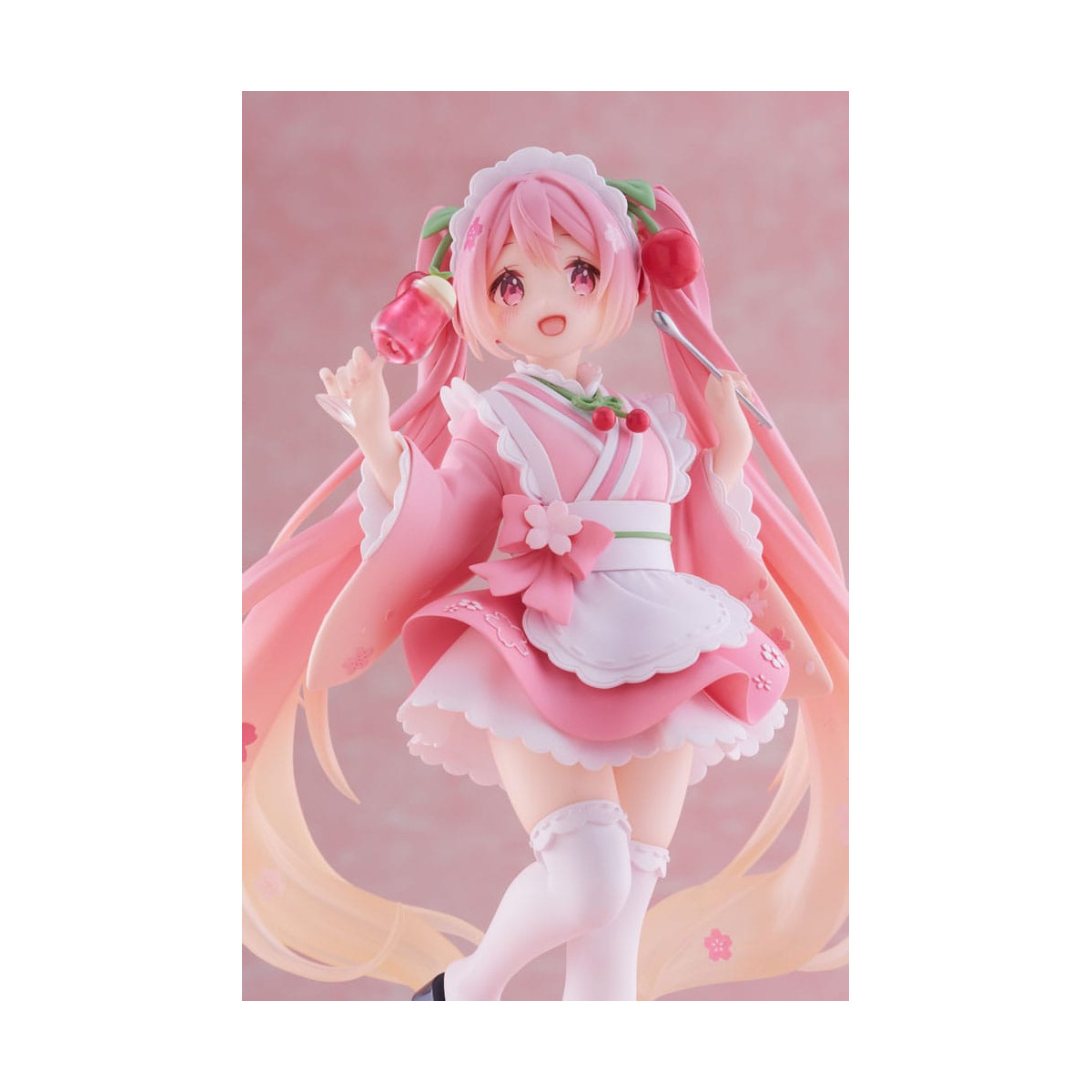 Taito AMP Fig - Hatsune Miku - Sakura Miku "Newley Written" versione Japanese Cafe (riedizione)