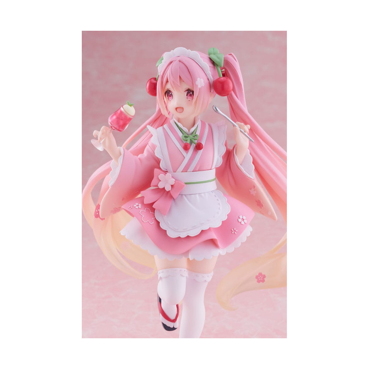 Taito AMP Fig - Hatsune Miku - Sakura Miku "Newley Written" versione Japanese Cafe (riedizione)