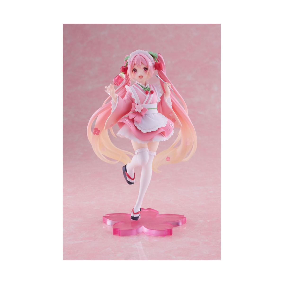 Taito AMP Fig - Hatsune Miku - Sakura Miku "Newley Written" versione Japanese Cafe (riedizione)