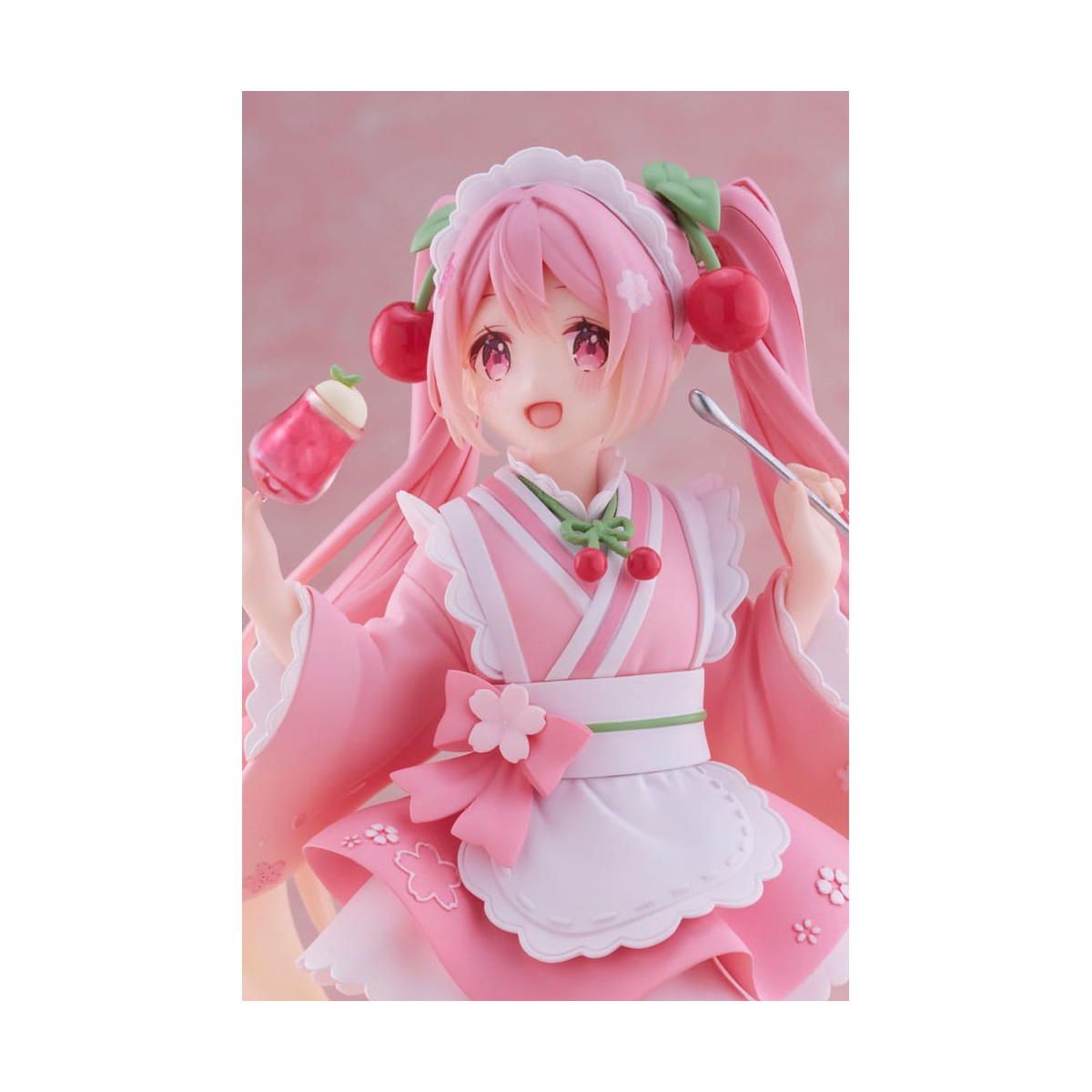Taito AMP Fig - Hatsune Miku - Sakura Miku "Newley Written" versione Japanese Cafe (riedizione)