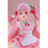 Taito AMP Fig - Hatsune Miku - Sakura Miku "Newley Written" versione Japanese Cafe (riedizione)