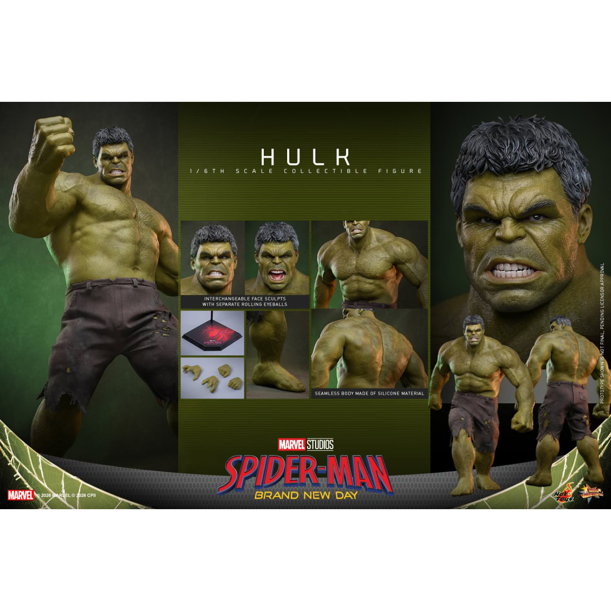 Hot Toys - Hulk 1/6 MMS905 - Marvel's Spider-Man: Brand New Day