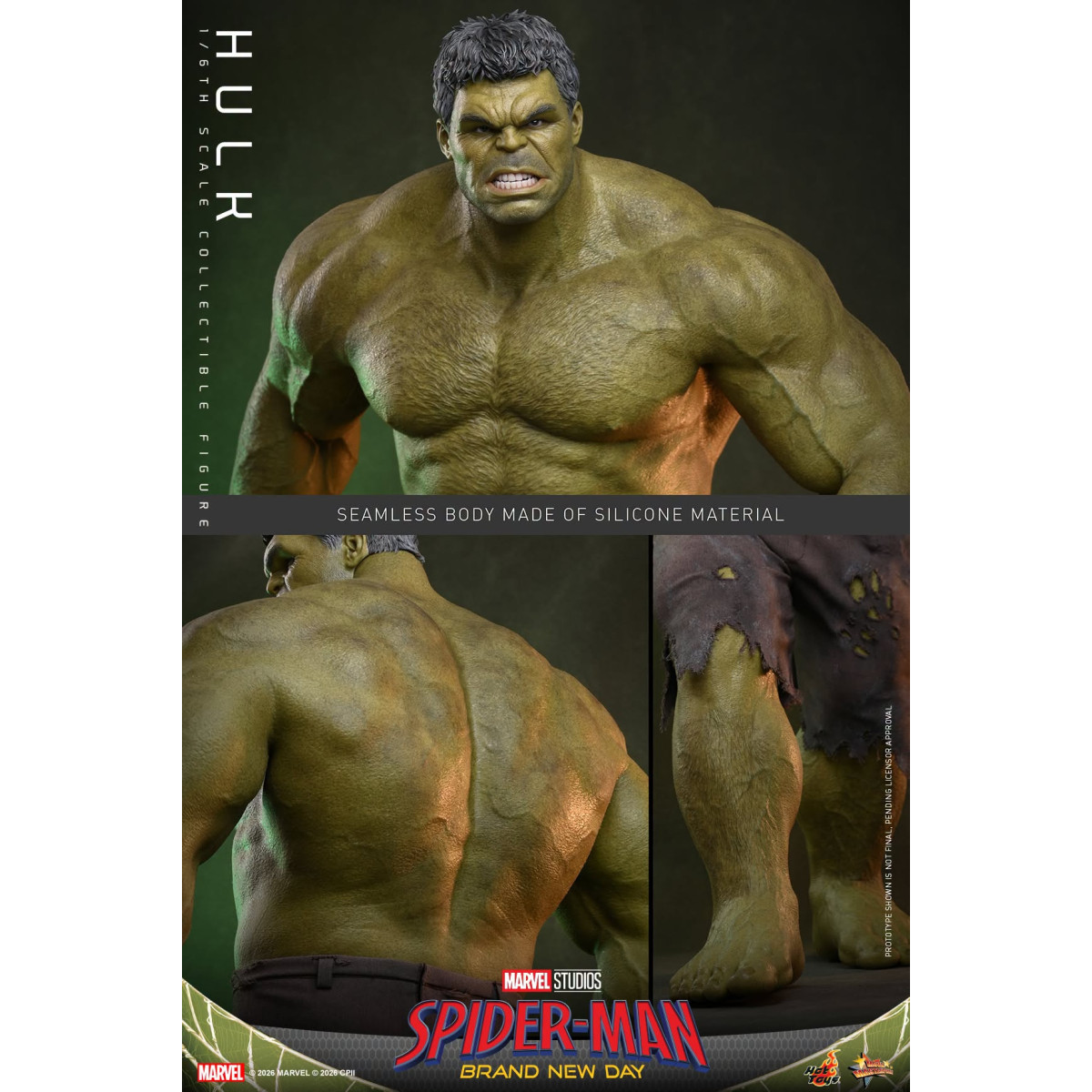 Hot Toys - Hulk 1/6 MMS905 - Marvel's Spider-Man: Brand New Day