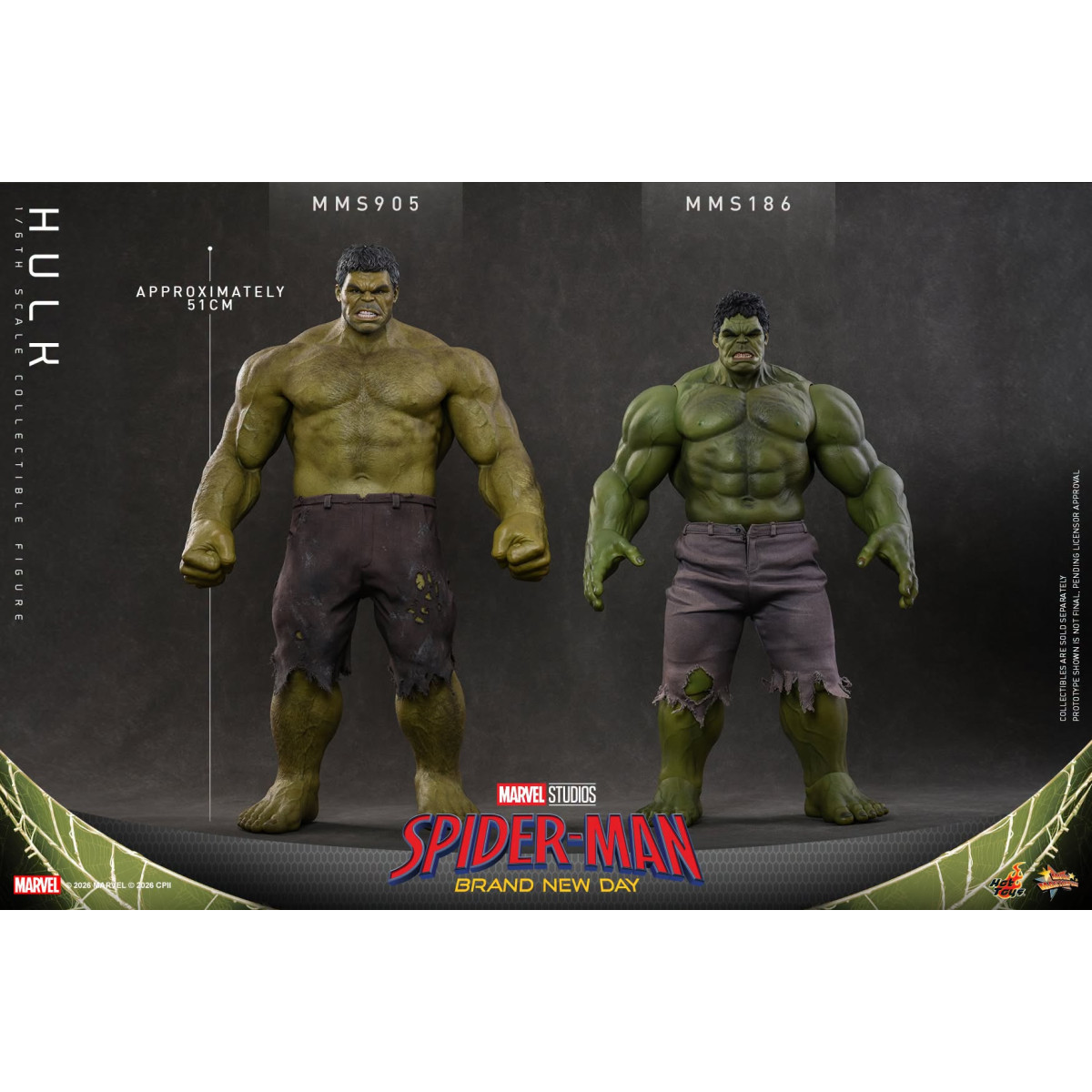 Hot Toys - Hulk 1/6 MMS905 - Marvel's Spider-Man: Brand New Day