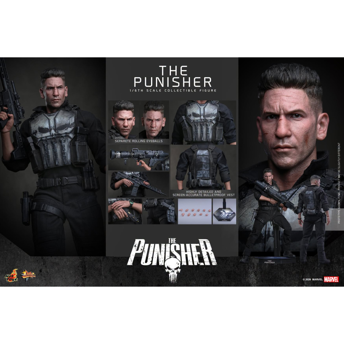 Hot Toys - L'The Punisher o in scala 1/6 - Marvel's The The Punisher