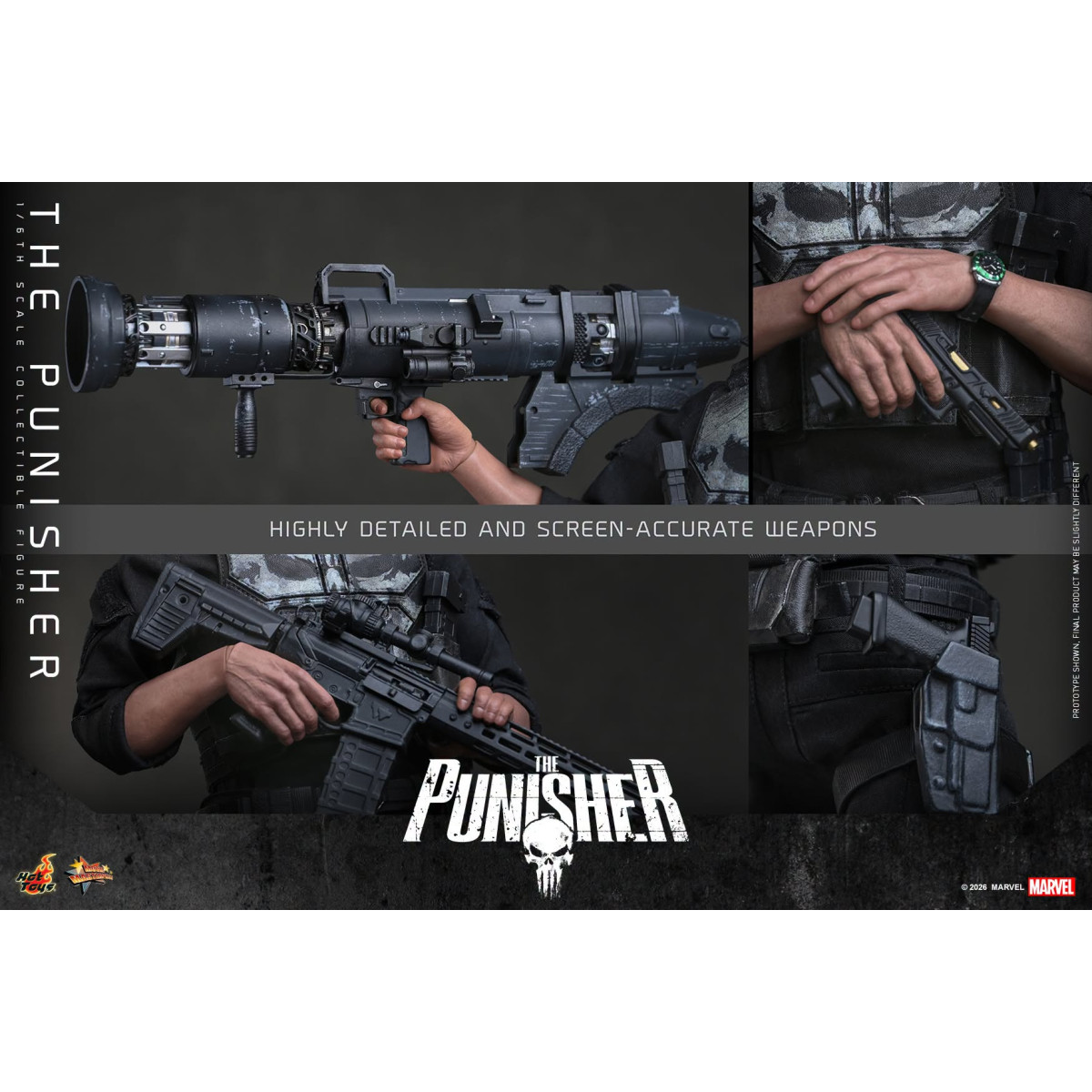 Hot Toys - L'The Punisher o in scala 1/6 - Marvel's The The Punisher
