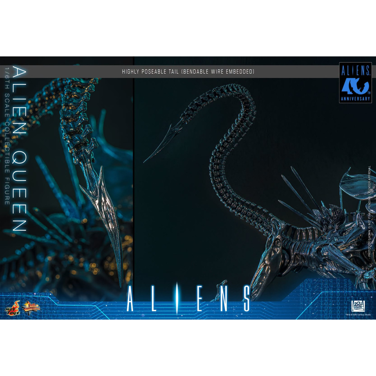 Hot Toys - Aliens 40° anniversario - ALIEN QUEEN  1/6