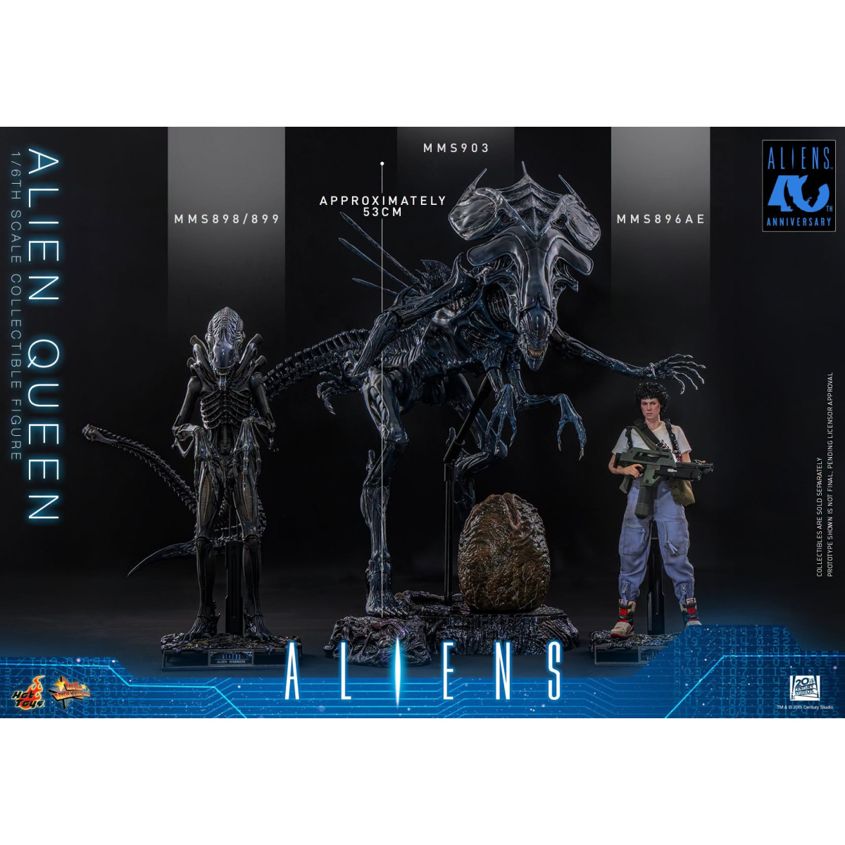 Hot Toys - Aliens 40° anniversario - ALIEN QUEEN  1/6