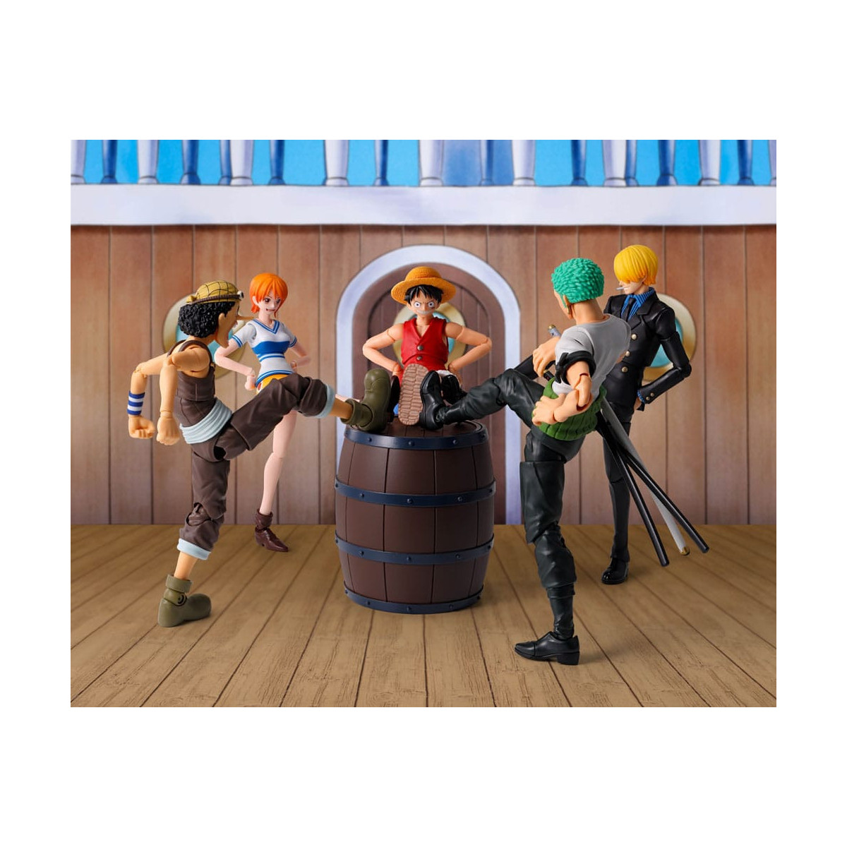 Tamashii Nations One Piece - SET PER FESTE - THE STRAW HAT CREW - SHF SHFiguarts