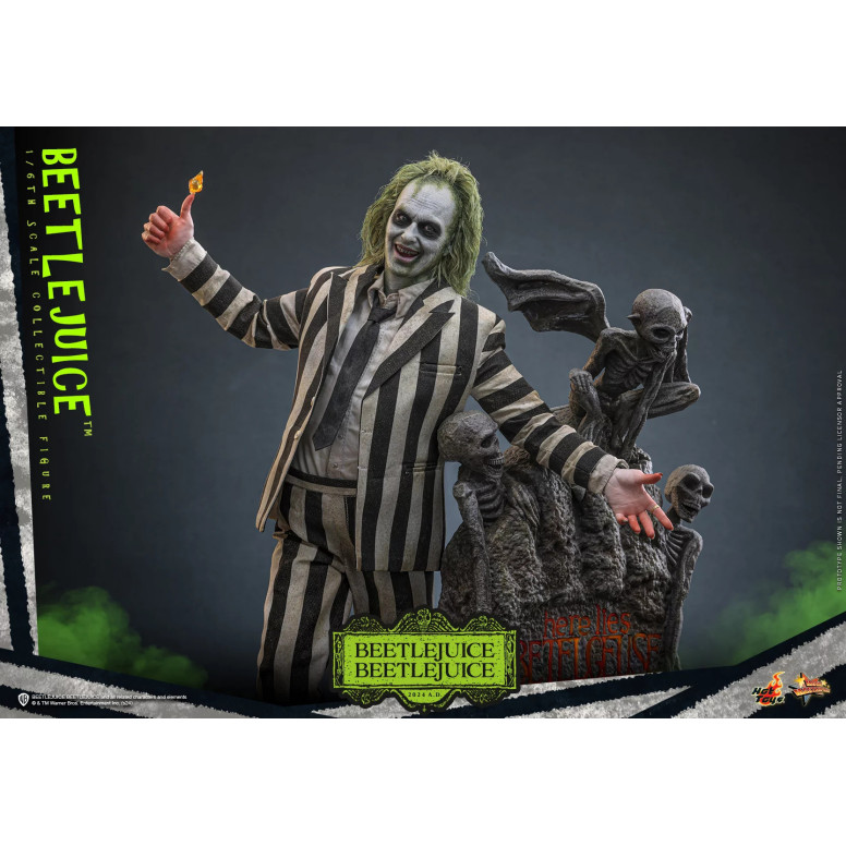 Hot Toys - Beetlejuice MMS 1/6 - Beetlejuice Beetlejuice Figurina