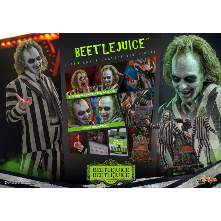 Hot Toys - Beetlejuice MMS 1/6 - Beetlejuice Beetlejuice Figurina