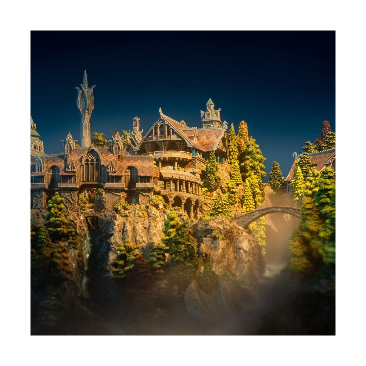 Weta - Rivendell Edizione Limitata Environment - Il Signore degli Anelli - LOTR Fondcombe