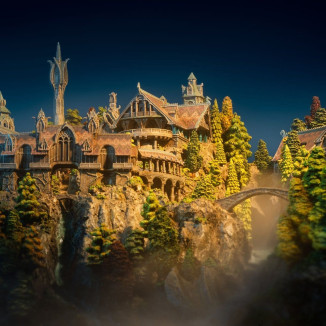 Weta - Rivendell Edizione Limitata Environment - Il Signore degli Anelli - LOTR Fondcombe