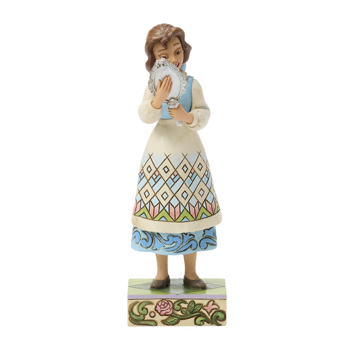 Enesco La Bella e la Bestia - BELLE WITH MIRROR - Disney Traditions di Jim Shore