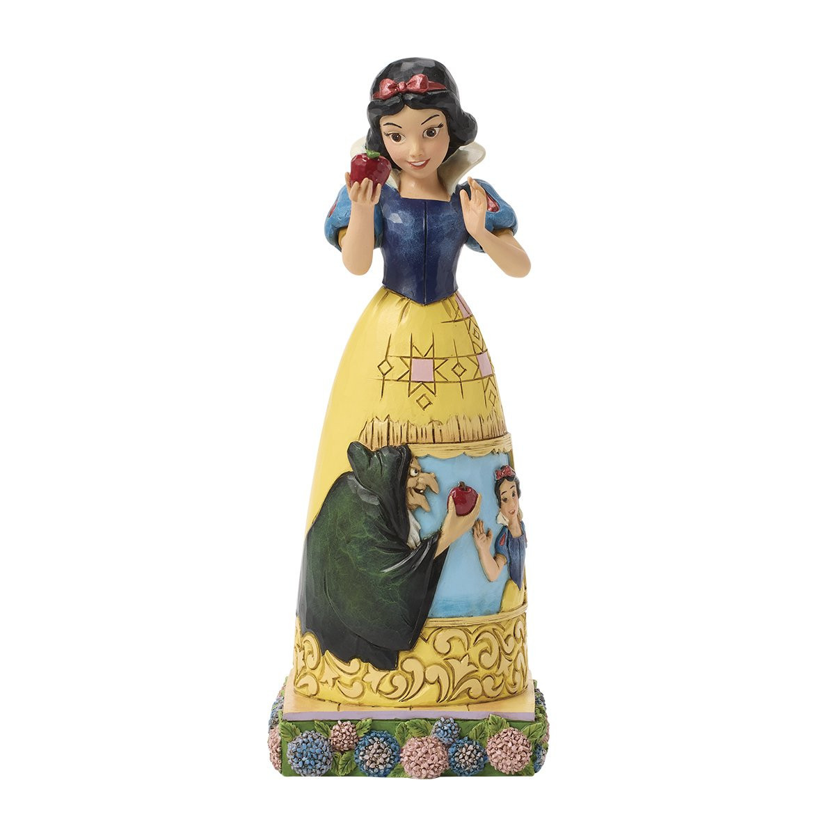 Enesco Disney - SCENA DI BIANCANEVE CON L'ABITO DI MELA - Biancaneve e i 7 nani - Traditions di Jim Shore