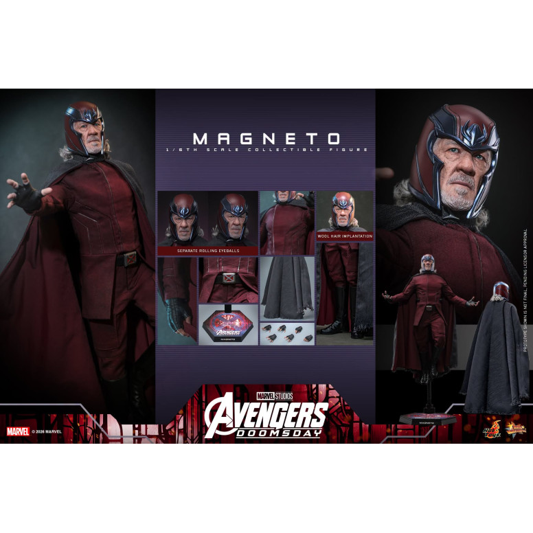 Hot Toys - Magneto MMS o in scala 1/6 - Avengers: Doomsday