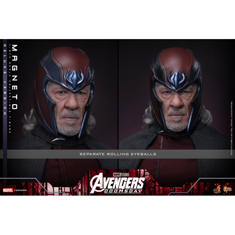 Hot Toys - Magneto Deluxe version MMS , scala 1/6 - Avengers: Doomsday