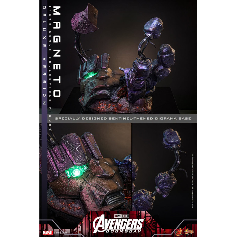 Hot Toys - Magneto Deluxe version MMS , scala 1/6 - Avengers: Doomsday
