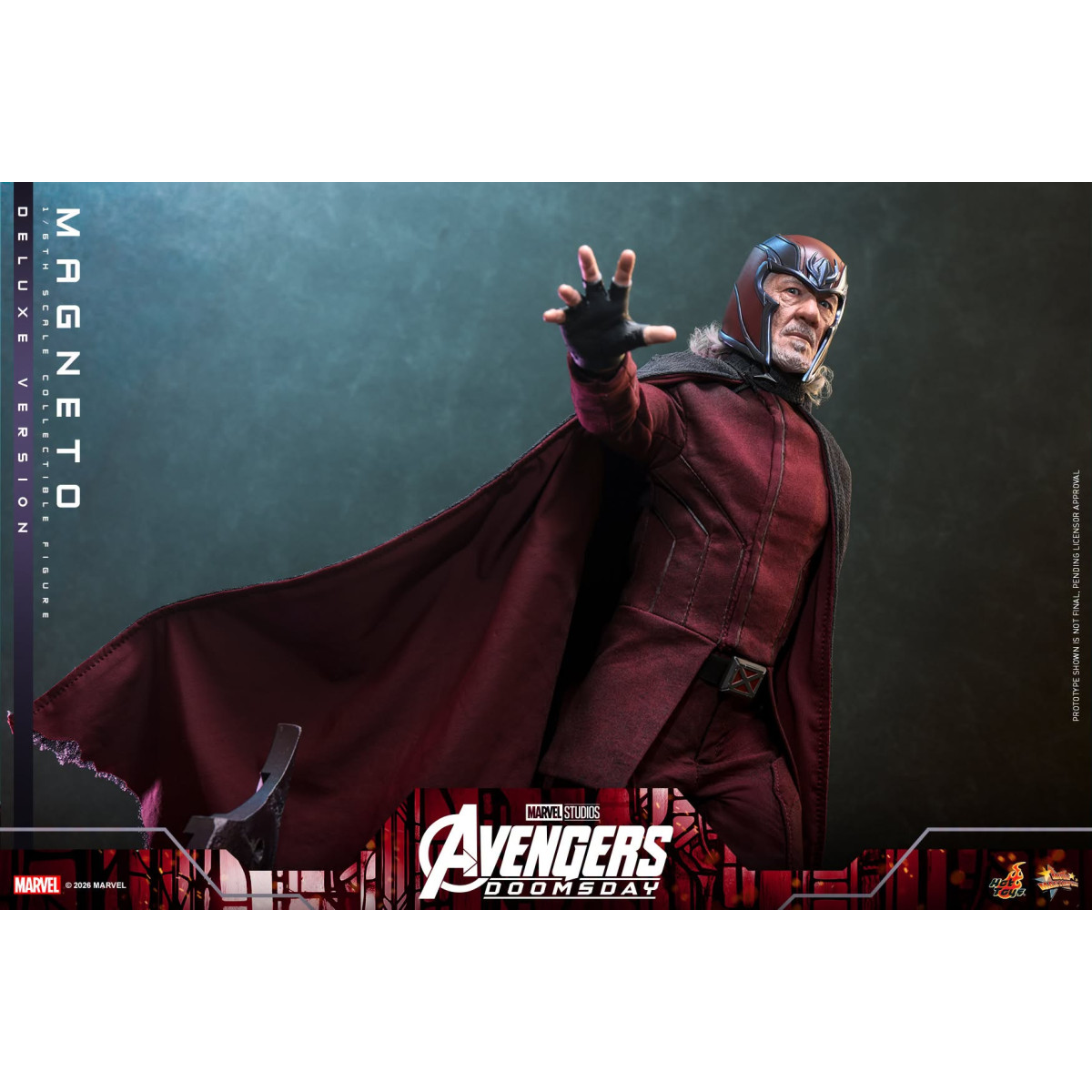 Hot Toys - Magneto Deluxe version MMS , scala 1/6 - Avengers: Doomsday